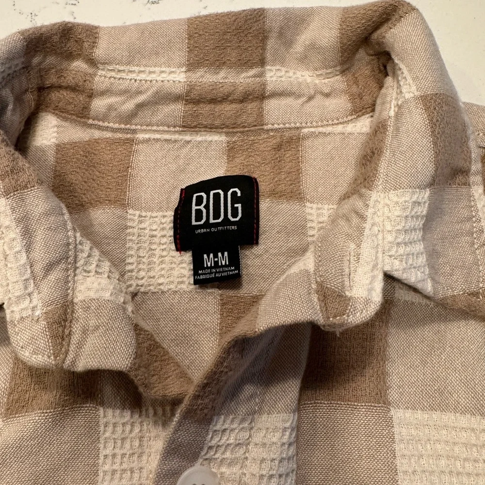 UO BDG casual plaid button down long sleeve shirt - Picture 2 of 9